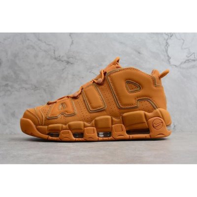 Nike Erkek Air More Uptempo Reflective Wheat Flax Gum Kahverengi Basketbol Ayakkabısı Türkiye - 5MAC